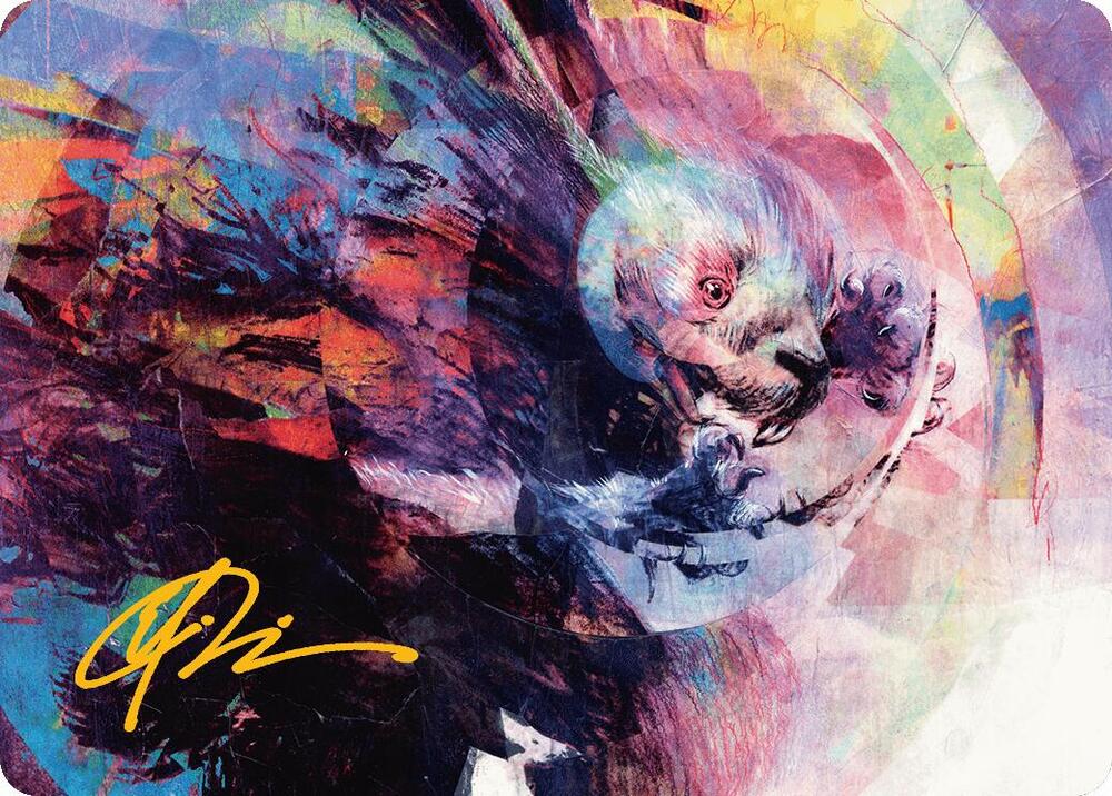 Psychic Whorl Art Card (Gold-Stamped Signature) card image