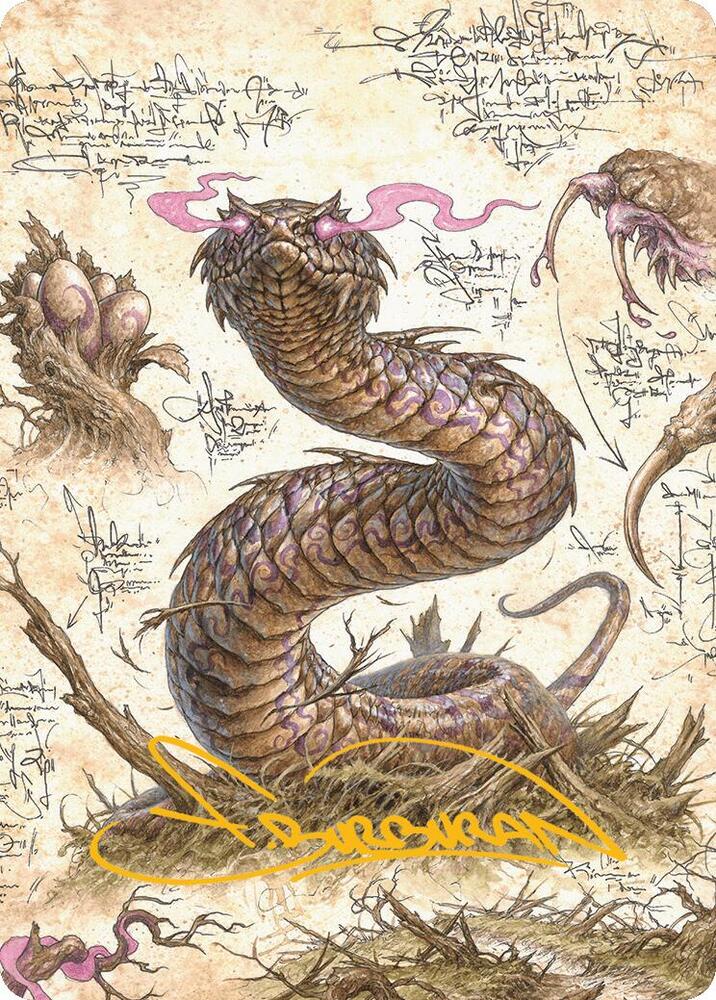 Rottenmouth Viper Art Card (Gold-Stamped Signature) card image