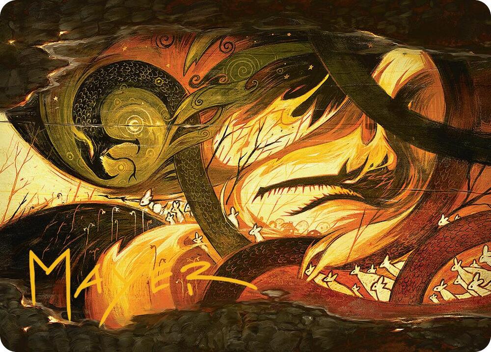 Season of Loss Art Card (Gold-Stamped Signature) card image