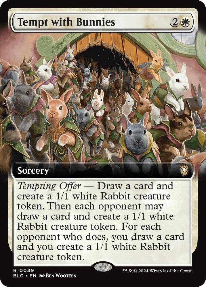 Tempt with Bunnies (Extended Art) card image