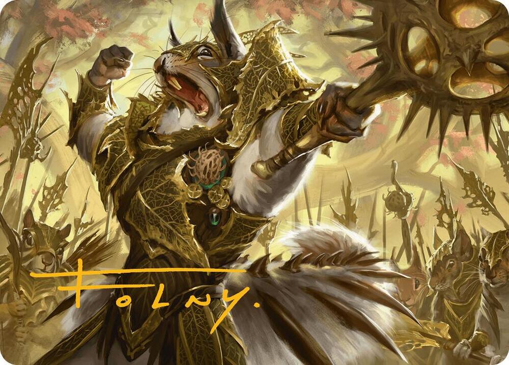 Honored Dreyleader Art Card (Gold-Stamped Signature) card image