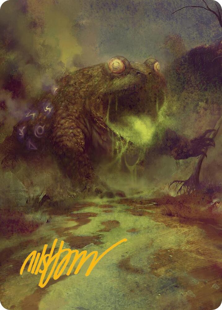 The Gitrog Monster Art Card (Gold-Stamped Signature) card image