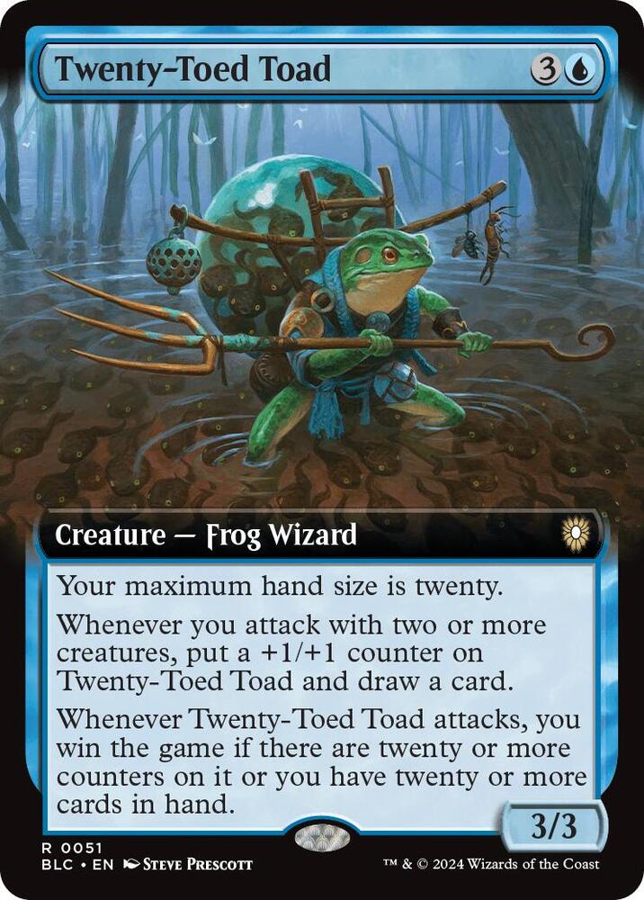 Twenty-Toed Toad (Extended Art) card image
