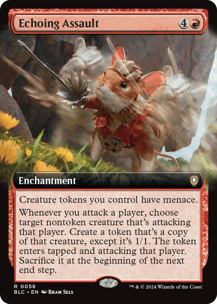 Echoing Assault (Extended Art) card image