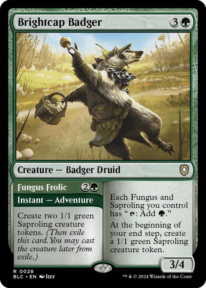 Brightcap Badger card image