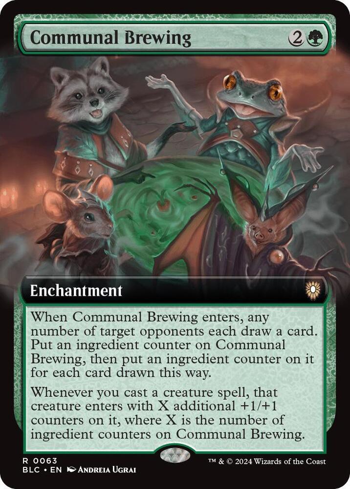 Communal Brewing (Extended Art) card image