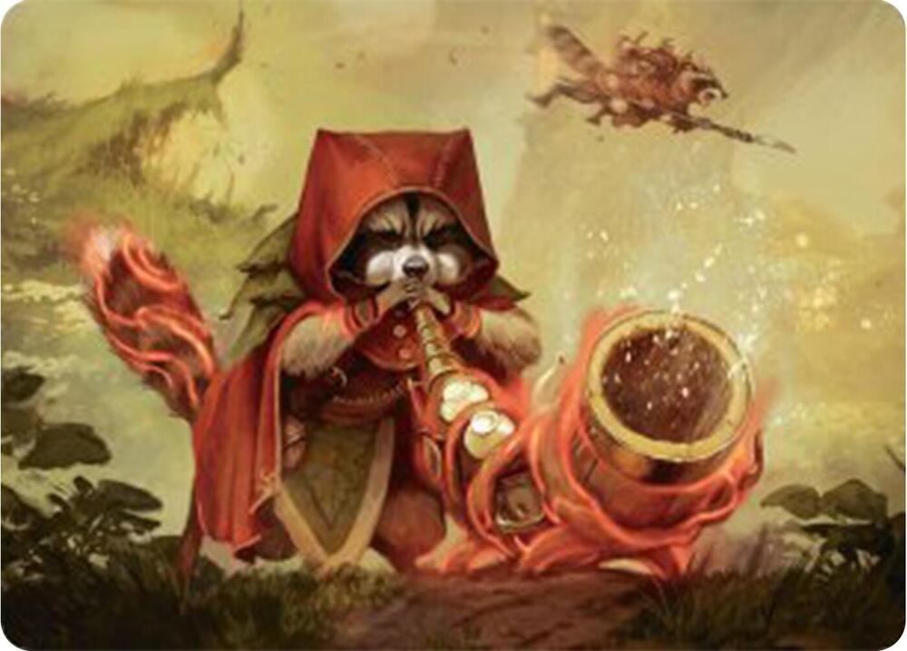 Raccoon Rallier Art Card card image