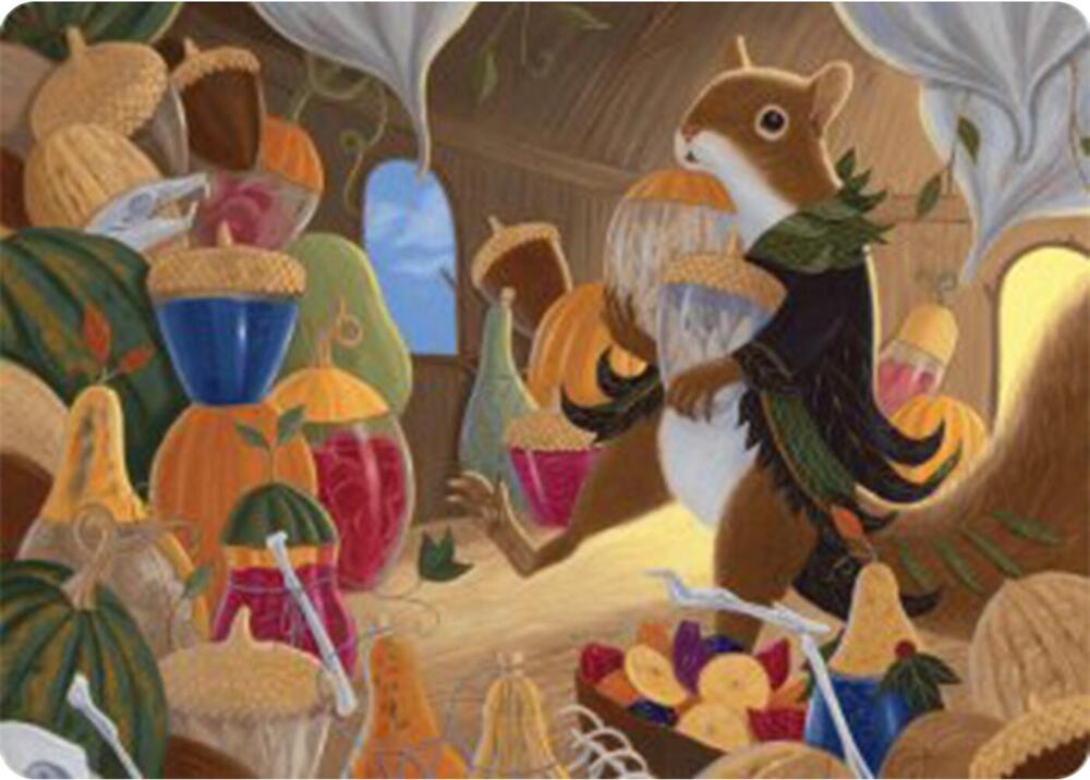 Stocking the Pantry Art Card card image
