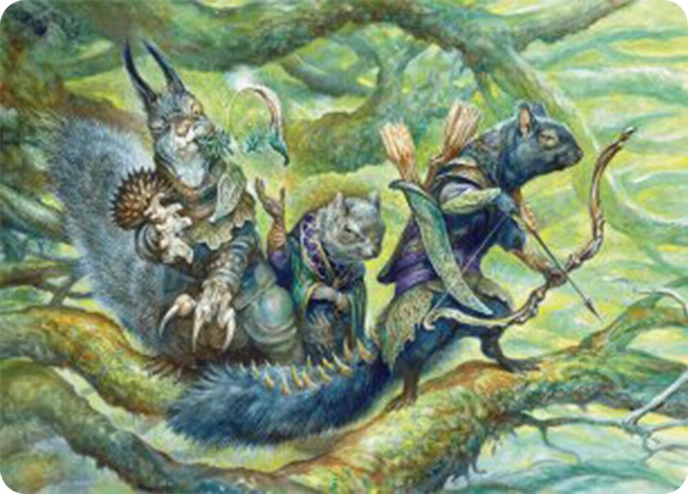 The Odd Acorn Gang Art Card card image