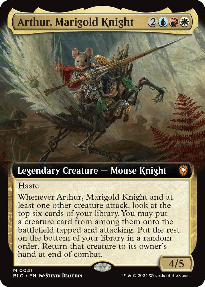 Arthur, Marigold Knight (Extended Art) card image