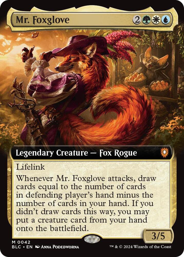 Mr. Foxglove (Extended Art) card image