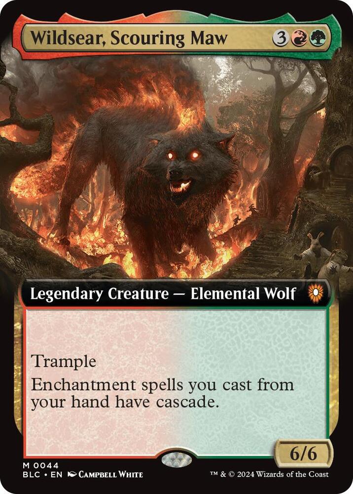 Wildsear, Scouring Maw (Extended Art) card image