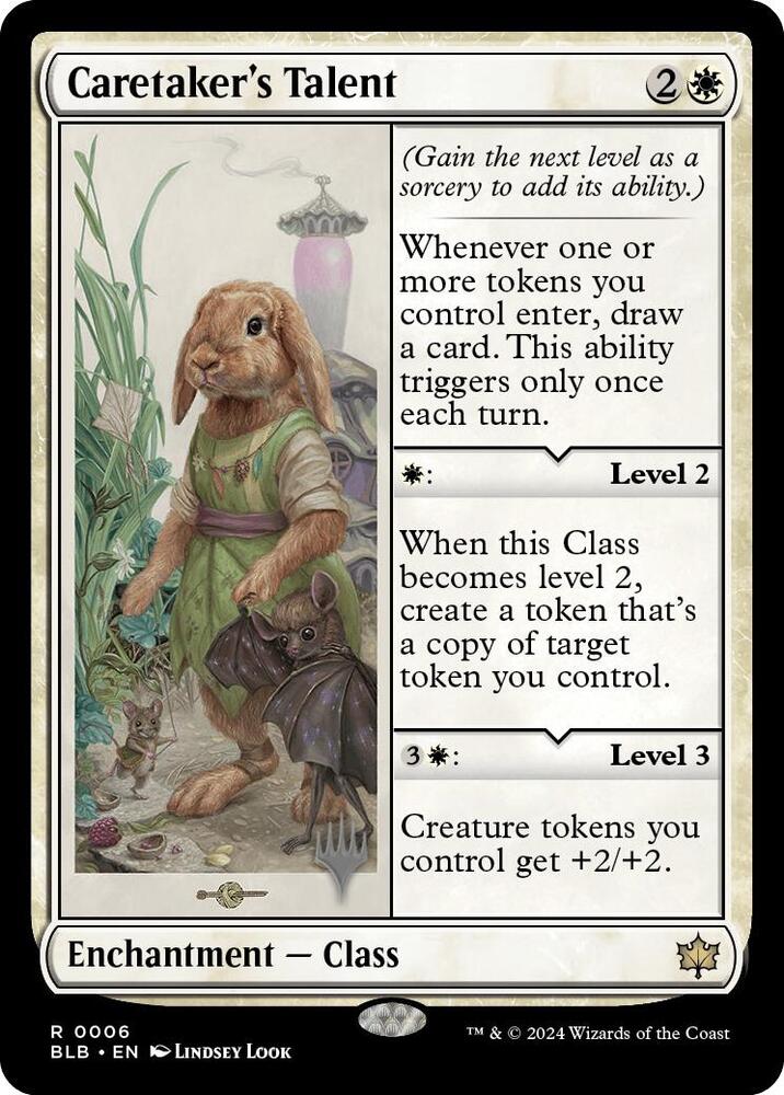 Caretaker's Talent card image