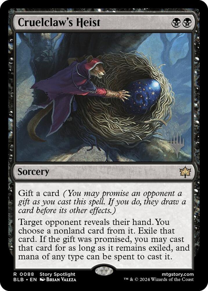 Cruelclaw's Heist card image