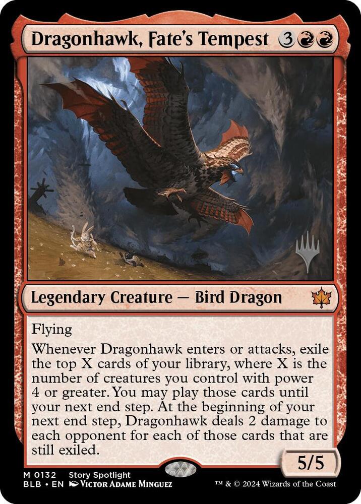 Dragonhawk, Fate's Tempest card image