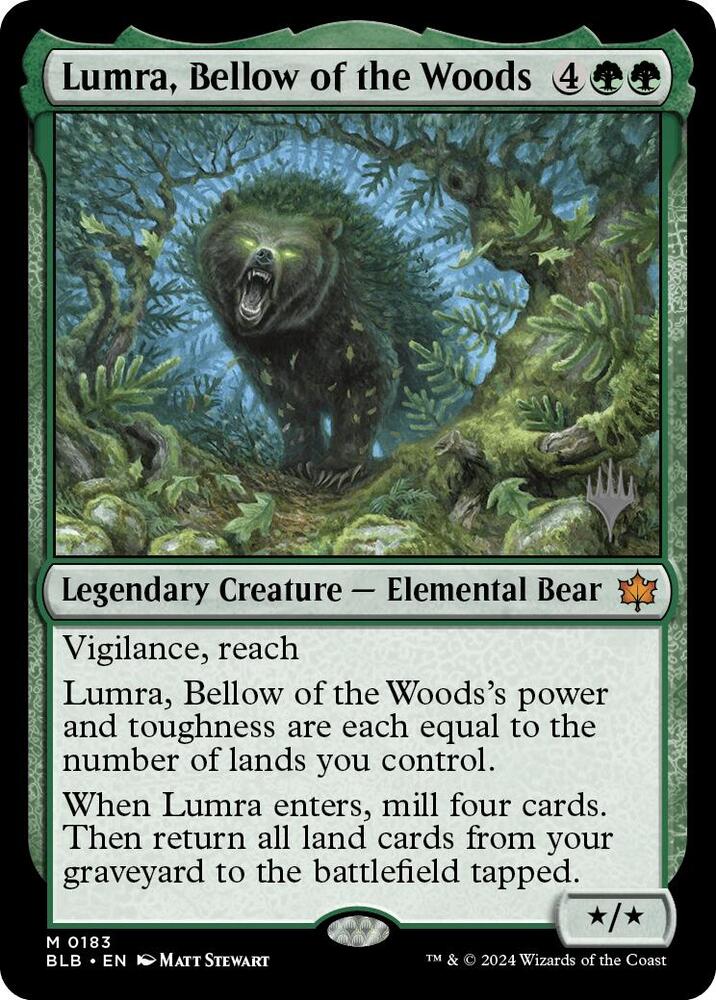 Lumra, Bellow of the Woods card image