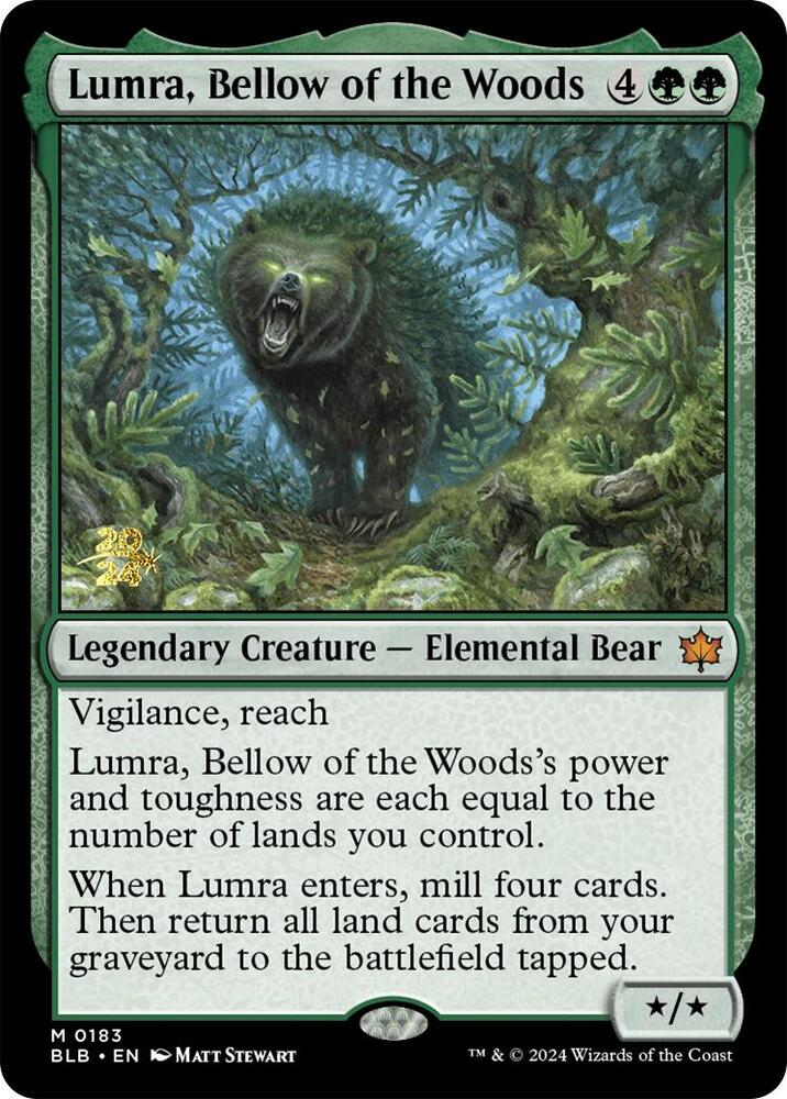 Lumra, Bellow of the Woods card image