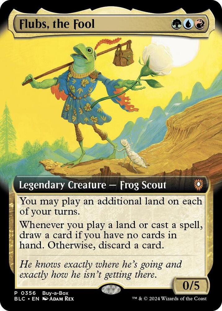 Flubs, the Fool (Extended Art) card image