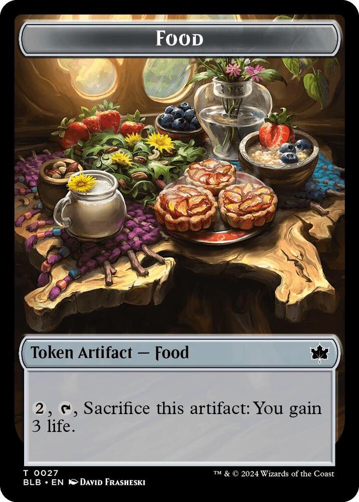 Food // Coruscation Mage Double-Sided Token card image