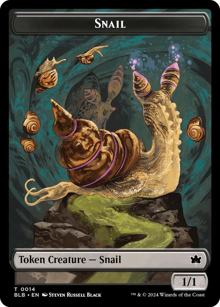 Snail // Thundertrap Trainer Double-Sided Token card image