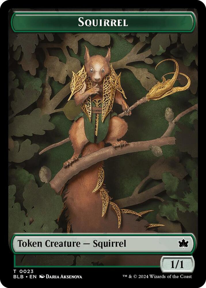 Squirrel // Starscape Cleric Double-Sided Token card image