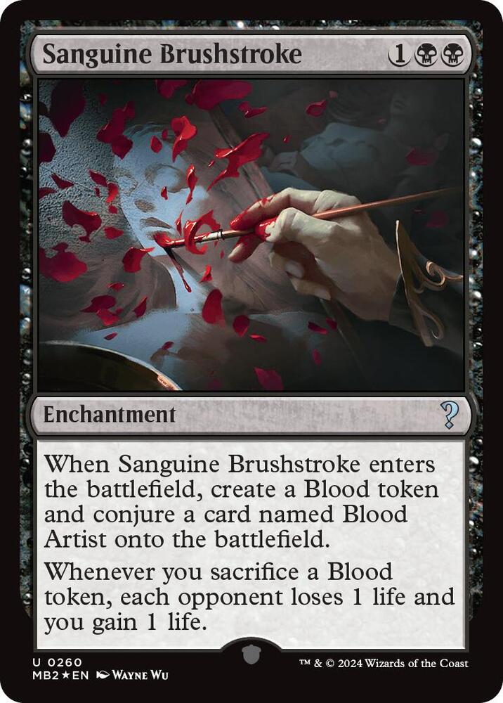 Sanguine Brushstroke card image