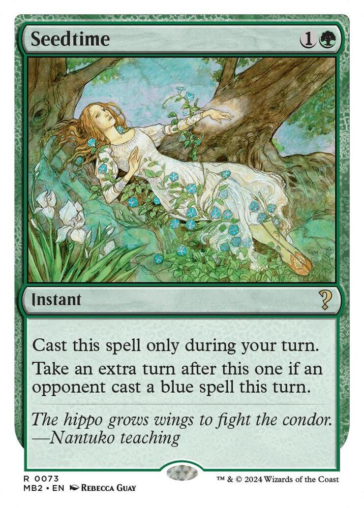 Seedtime (White Border) card image