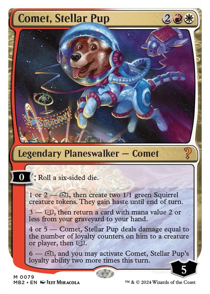 Comet, Stellar Pup (White Border) card image