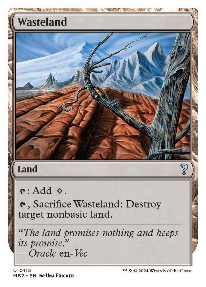 Wasteland (White Border) card image