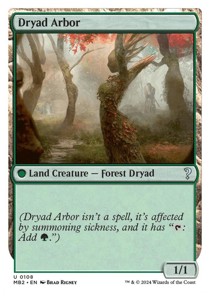 Dryad Arbor (White Border) card image
