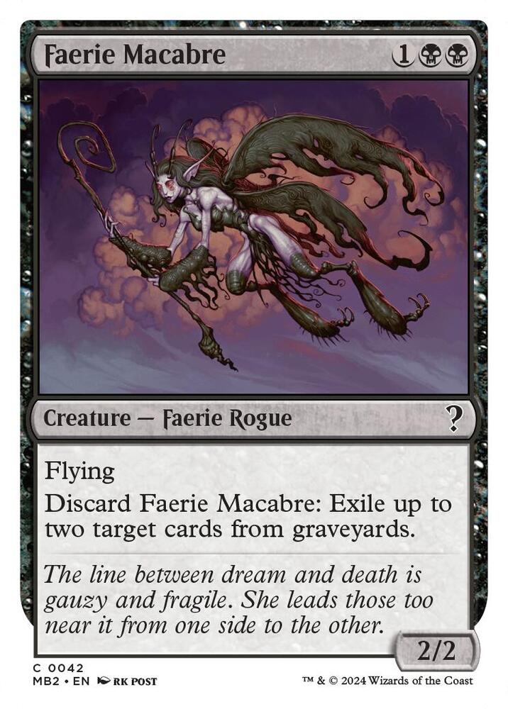 Faerie Macabre (White Border) card image