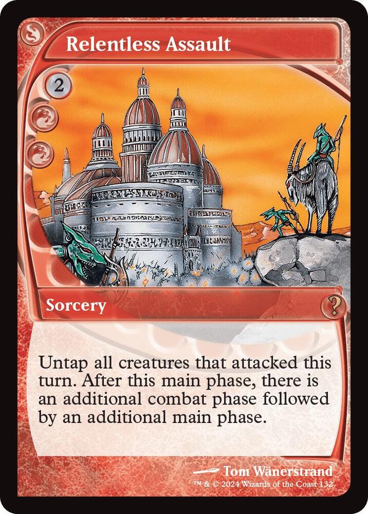 Relentless Assault (Future Sight) card image