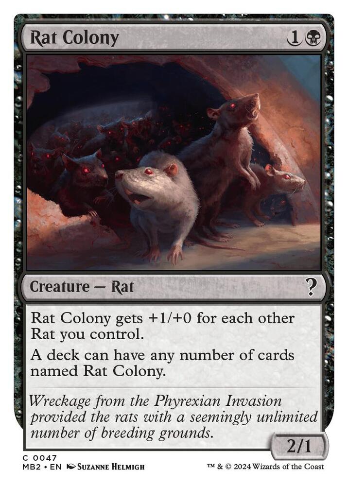 Rat Colony (White Border) card image