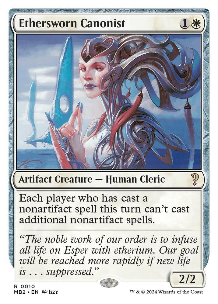 Ethersworn Canonist (White Border) card image