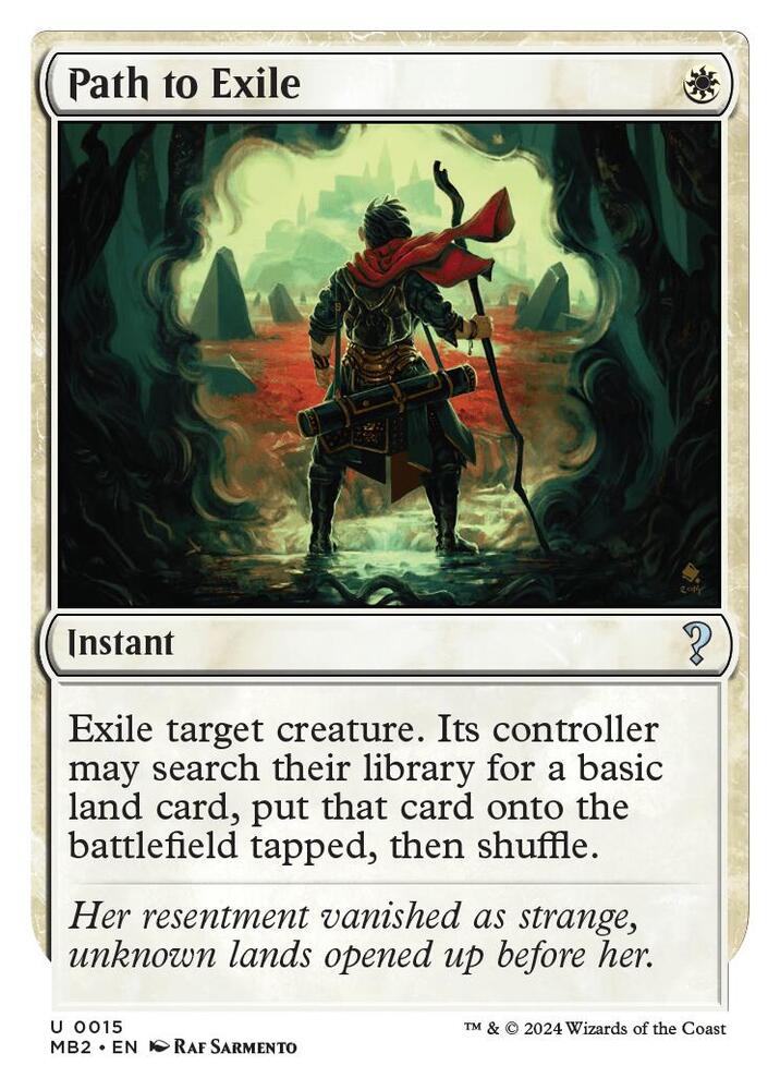 Path to Exile (White Border) card image