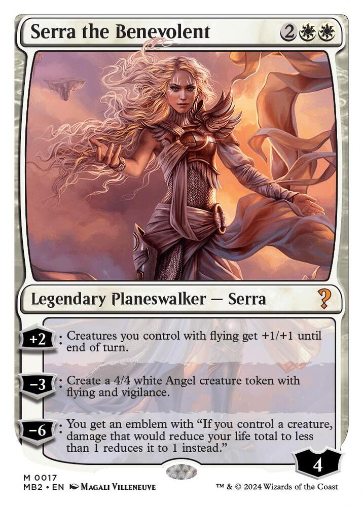 Serra the Benevolent (White Border) card image