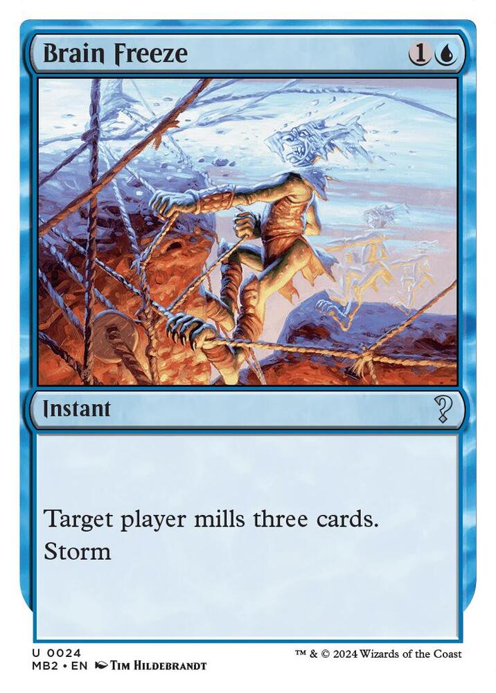Brain Freeze (White Border) card image
