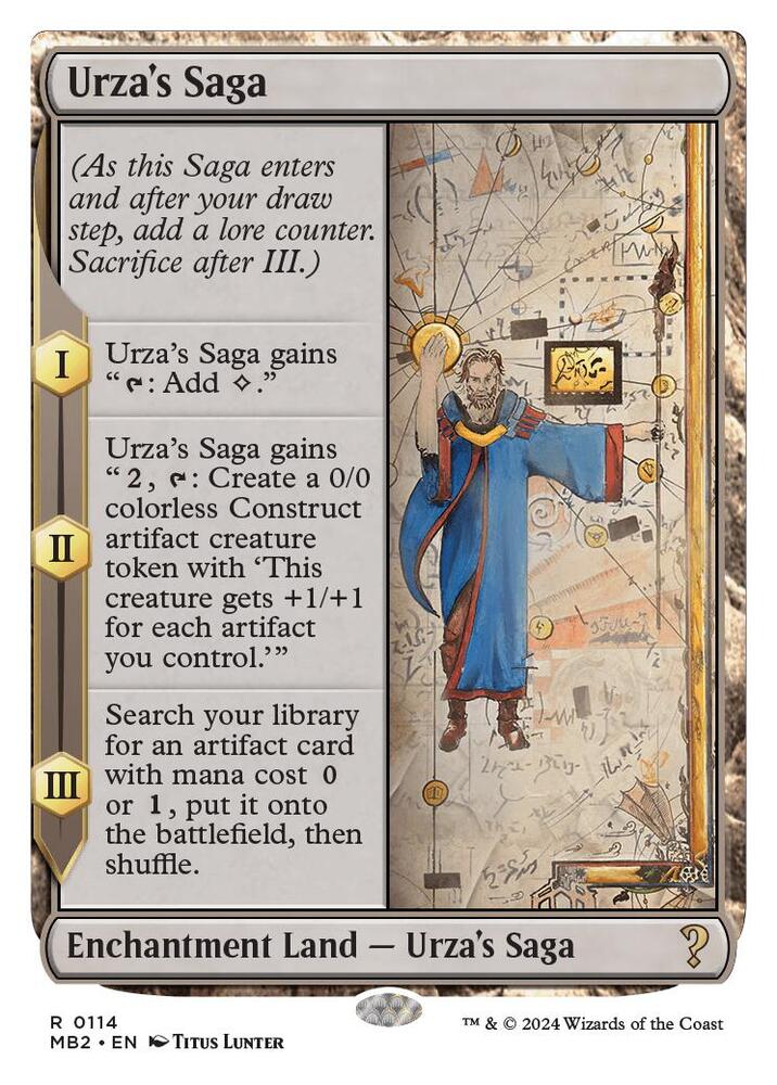 Urza's Saga (White Border) card image