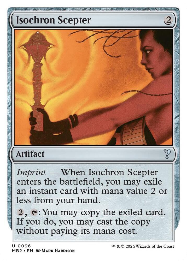 Isochron Scepter (White Border) card image
