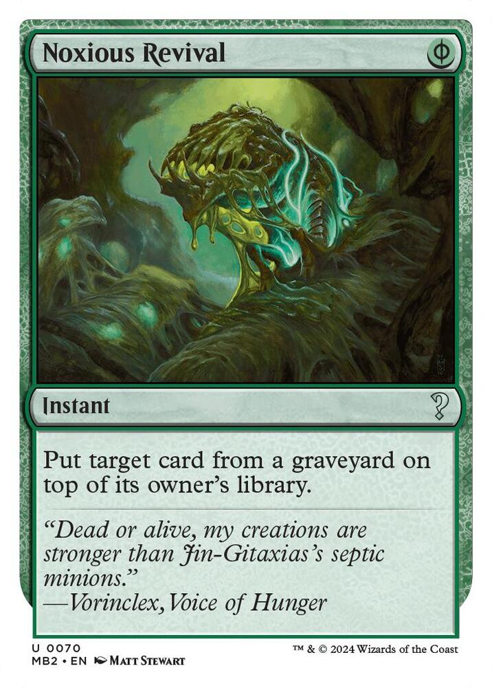 Noxious Revival (White Border) card image