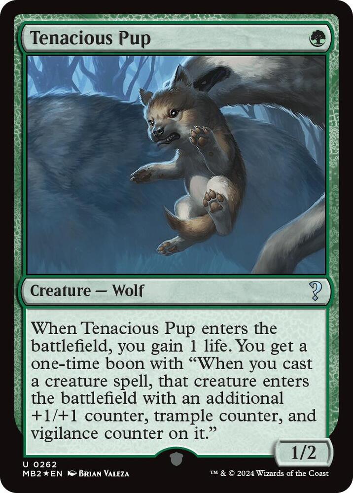 Tenacious Pup card image