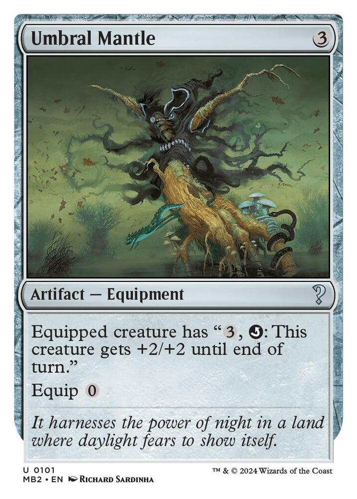Umbral Mantle (White Border) card image