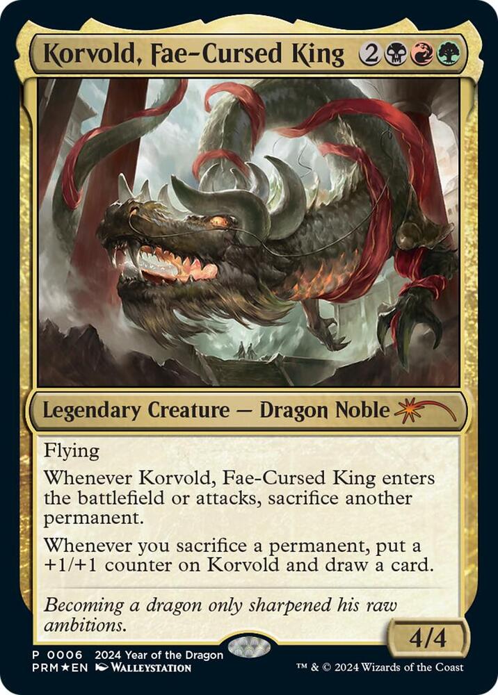 Korvold, Fae-Cursed King (Year of the Dragon 2024) card image