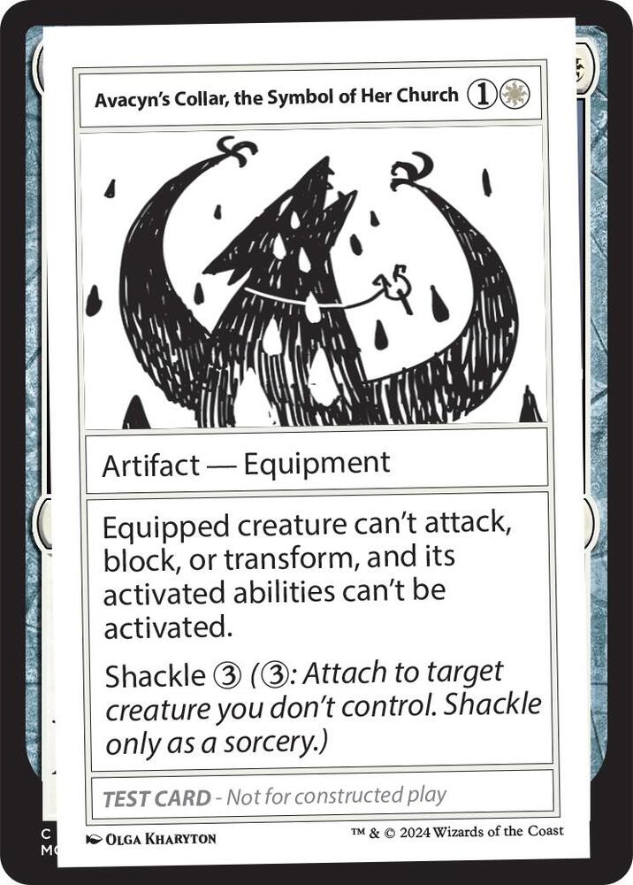 Avacyn's Collar, the Symbol of Her Church card image