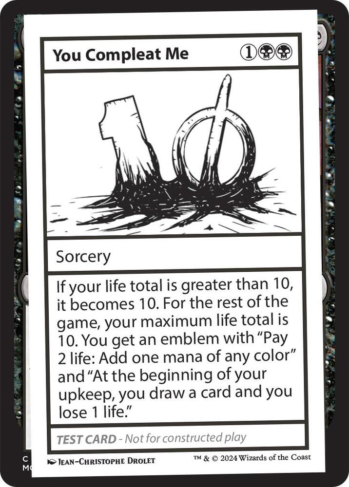 You Compleat Me card image