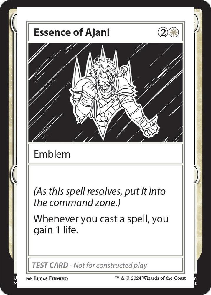 Essence of Ajani card image