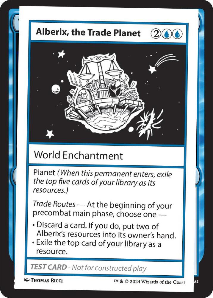 Alberix, the Trade Planet card image