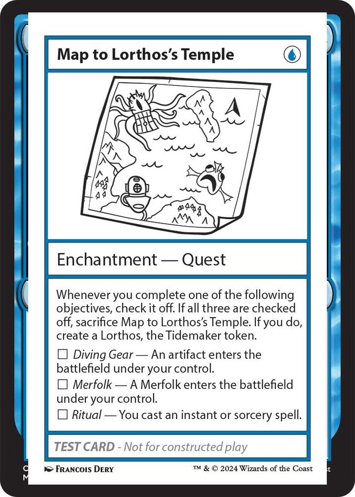 Map to Lorthos's Temple card image