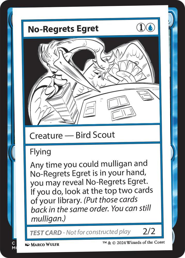 No-Regrets Egret card image
