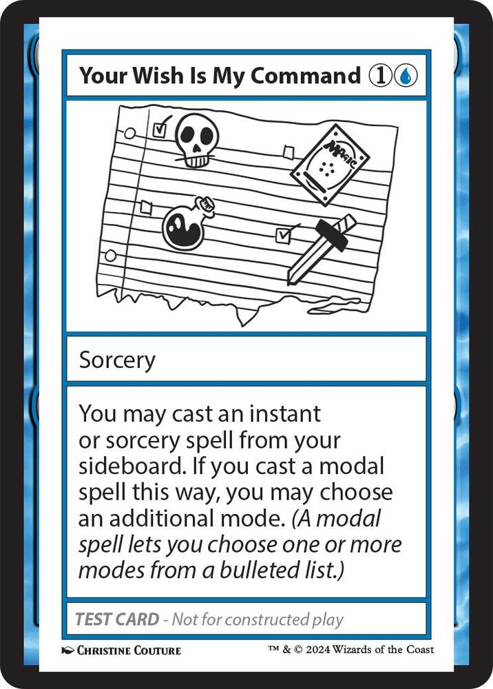 Your Wish Is My Command card image
